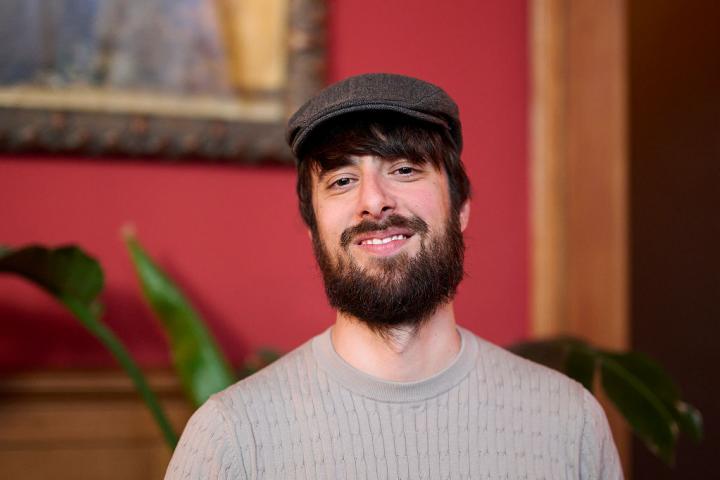 El escritor David Uclés el pasado mes de abril en el Ateneo de Madrid.