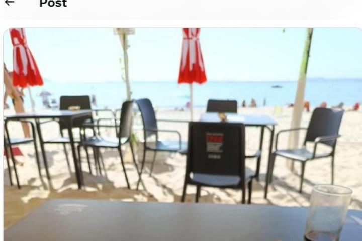 El tuit de Xabier Fortes.