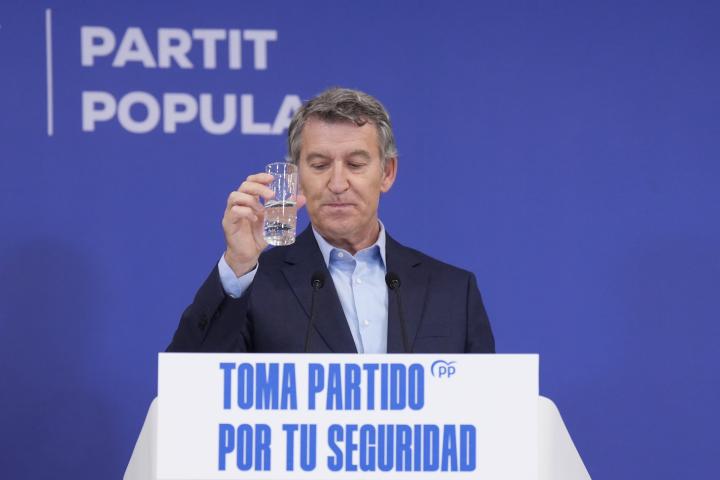 El presidente del PP, Alberto Núñez Feijóo.