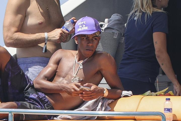 Lamine Yamal de vacaciones en Ibiza.