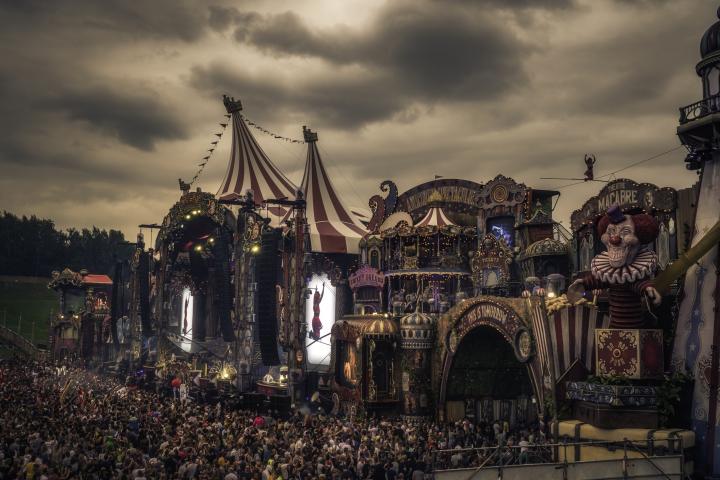 Escenario principal de Tomorrowland Bélgica en 2017, en una imagen de archivo.