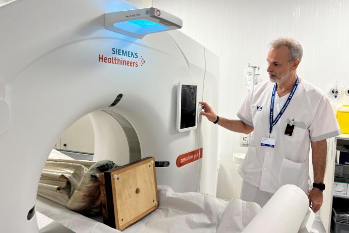 La virgen de Fátima de Málaga es sometida a un TAC este miércoles.