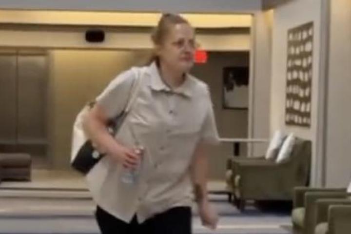 La extrabajadora del hotel Marriott despedida.