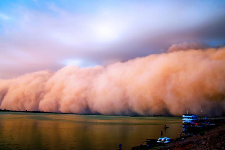 Una tormenta de polvo, en una imagen de archivo
