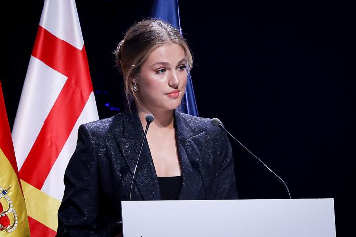 Leonor en la entrega de los Premios Princesa de Girona 2025.