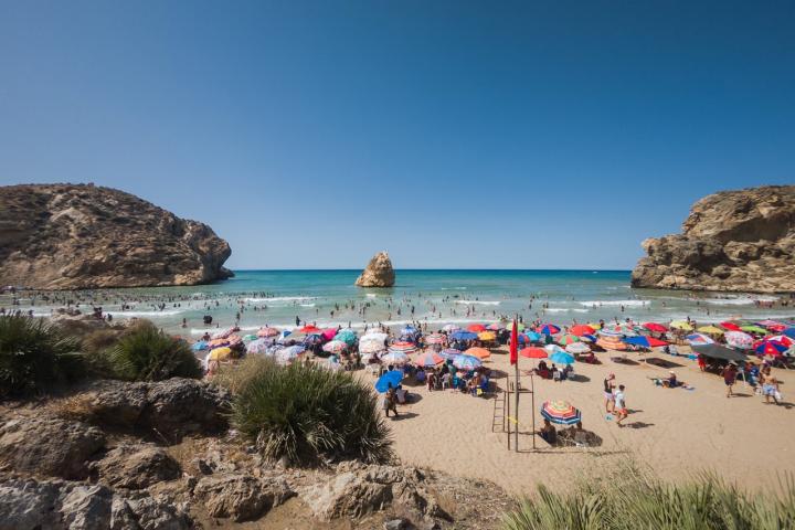 Foto de la playa Marsah Ben M'hidi, en Argelia.