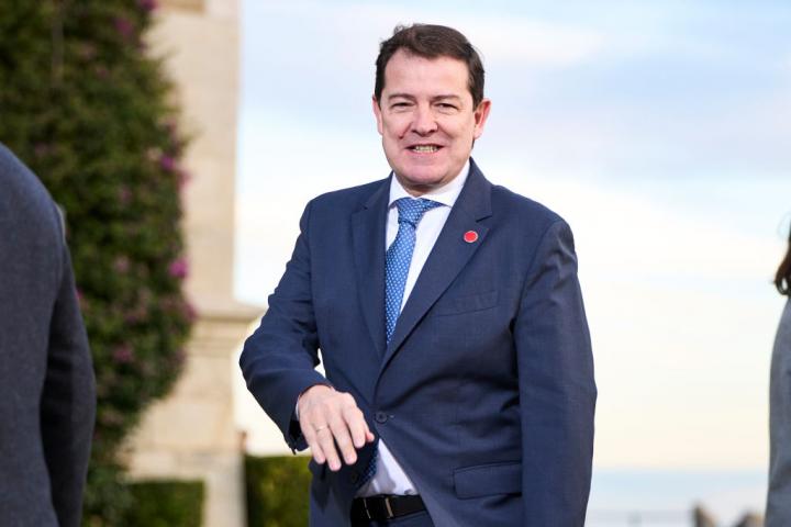 Alfonso Fernández Mañueco, a su llegada a la última Conferencia de Presidentes