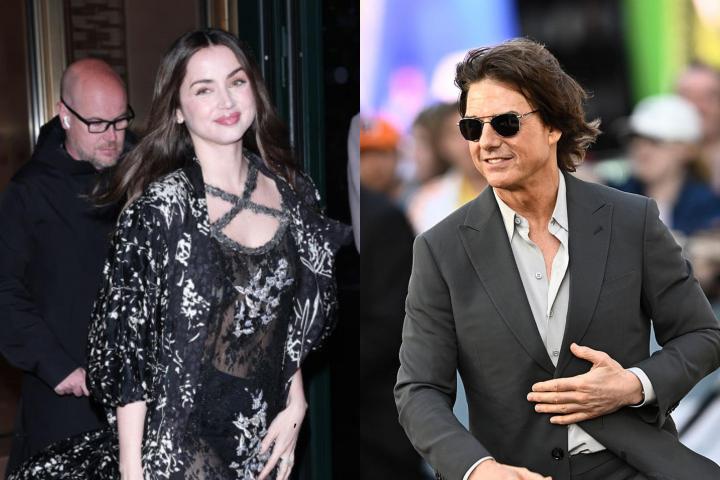 Ana de Armas y Tom Cruise.