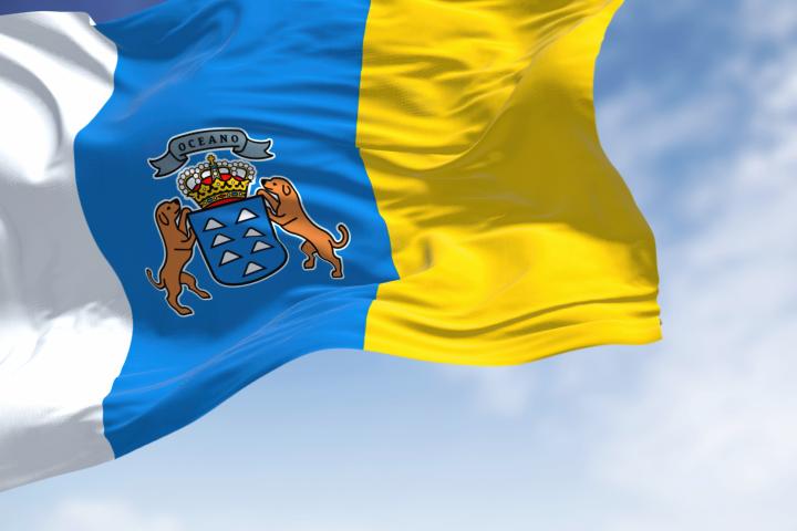 Bandera de Canarias.
