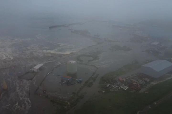 alt="alt="Otra imagen de las inundaciones sufridas en Severo-Kurilsk como epicentro del terremoto""