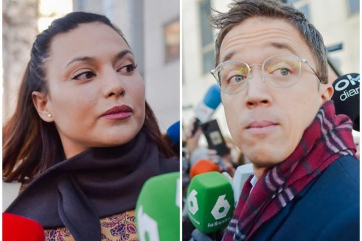 Mouliáa y Errejón, en imágenes de archivo