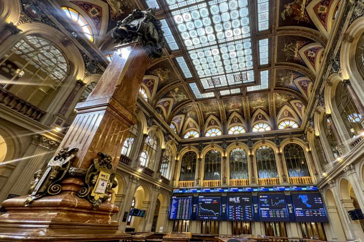 Imagen de archivo del Palacio de la Bolsa de Madrid.