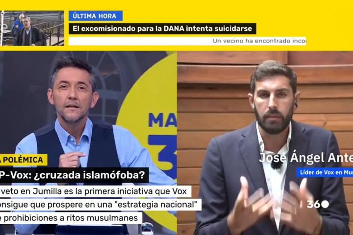 Tensión entre Javier Ruiz y José Ángel Antelo