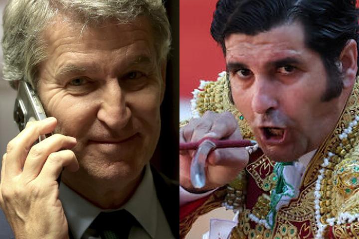 El líder del PP, Alberto Núñez Feijóo, y el torero Morante de la Puebla; en sendas imágenes de archivo, respectivamente.