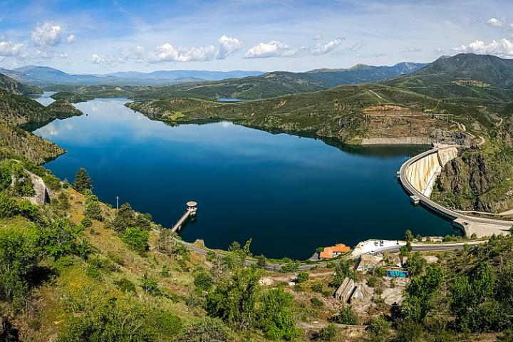 Presa del Atazar en Madrid, este mayo