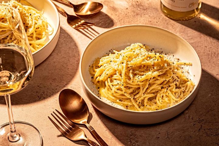 Un plato de Cacio e Pepe