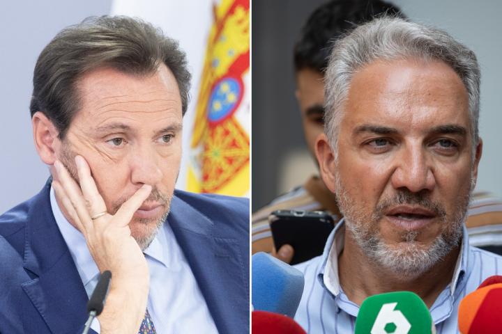 Óscar Puente y Elías Bendodo.