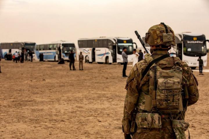 Imagen de archivo de un militar estadounidense en Irak