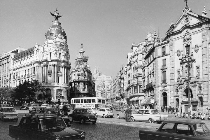 Imagen de archivo de Madrid en los años 60.