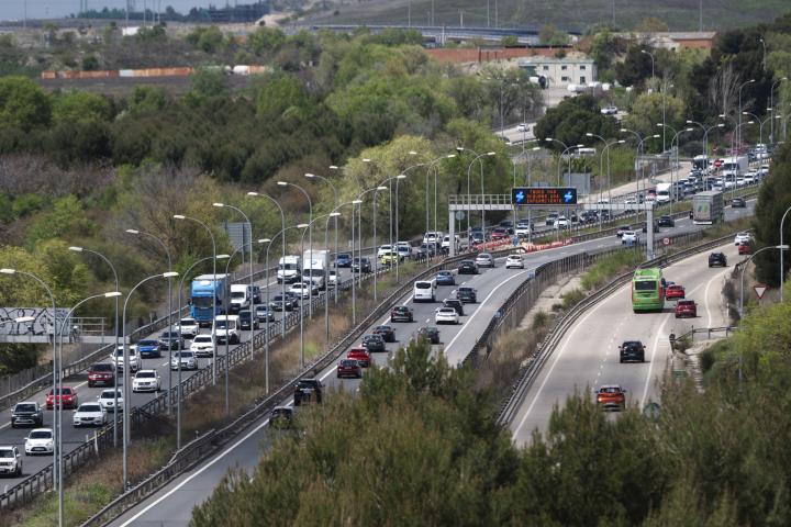 Atasco en A3, en una imagen de archivo.