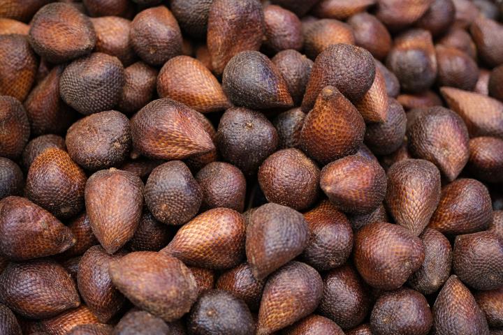 Un lote de salak, en una imagen de archivo.