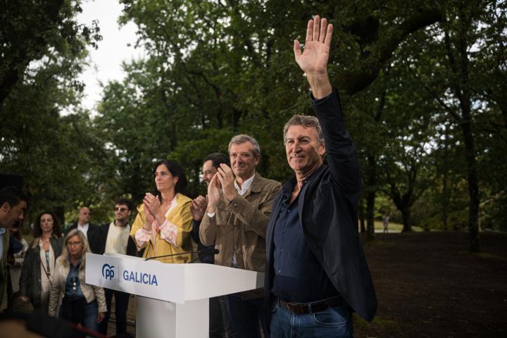 El líder del PP, Alberto Núñez Feijóo.