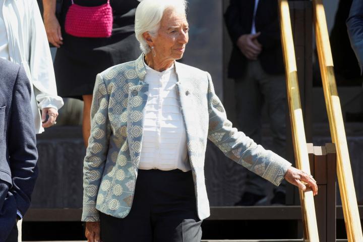 Christine Lagarde, presidenta del Banco Central Europeo (BCE), en una imagen de archivo.