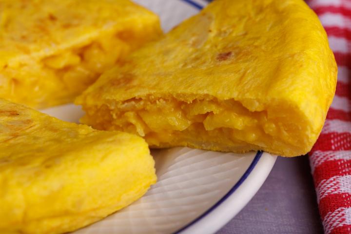 Imagen de archivo de una tortilla de patata.