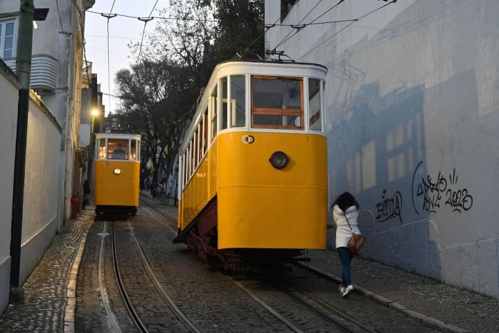 El funicular de Gloria (Lisboa), en una imagen de archivo