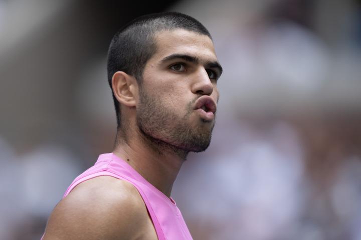 Carlos Alcaraz en el US Open.