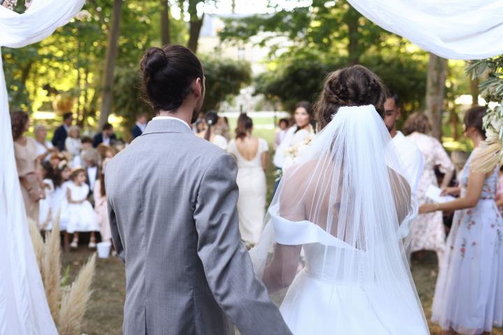 Imagen de archivo de una boda.