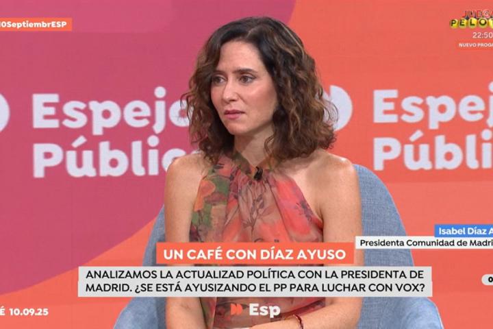 La entrevista de Isabel Díaz Ayuso en 'Espejo Público'