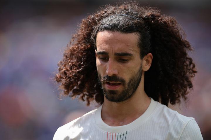 Cucurella durante un partido el pasado mes de junio.