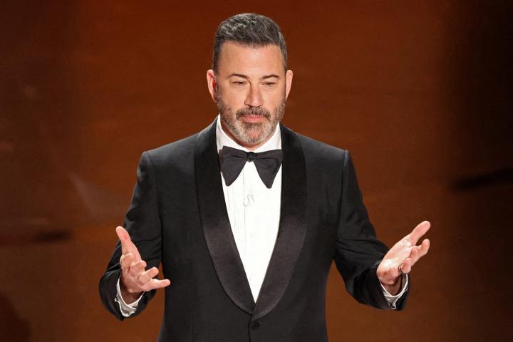 El presentador y humorista Jimmy Kimmel en la presentación de la gala de los Oscar.