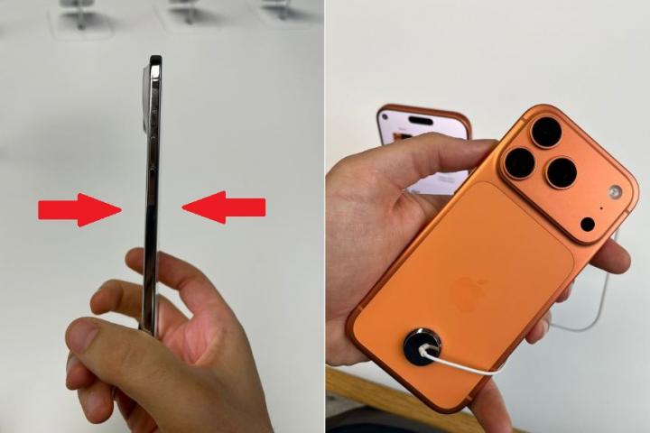 El nuevo iPhone Air y el iPhone 17 Pro.