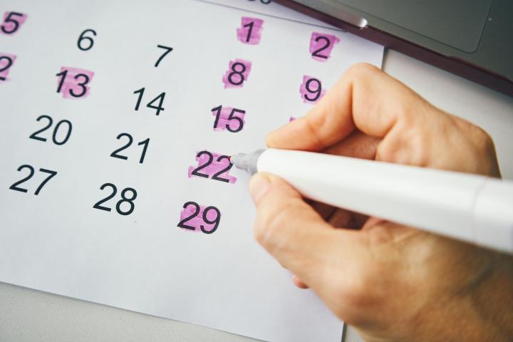 Calendario, en una imagen de archivo.