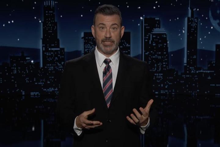 Jimmy Kimmel, en el primer programa después de su suspensión.