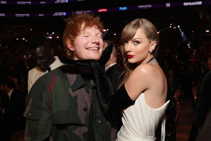 Ed Sheeran y Taylor Swift en una imagen de archivo.