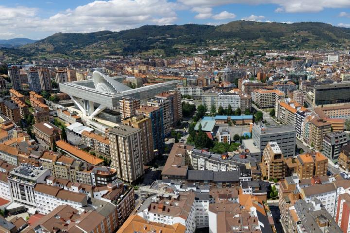 Vista panorámica de Oviedo.