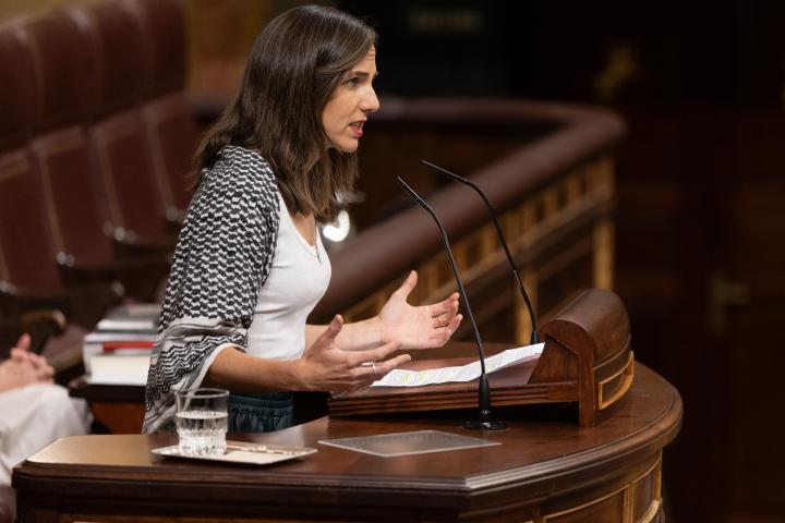 Secretaria general de Podemos, Ione Belarra.