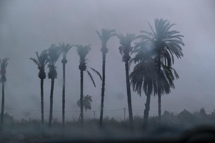 Una fuerte tormenta registrada este jueves 9 de octubre en La Foia (Alicante)