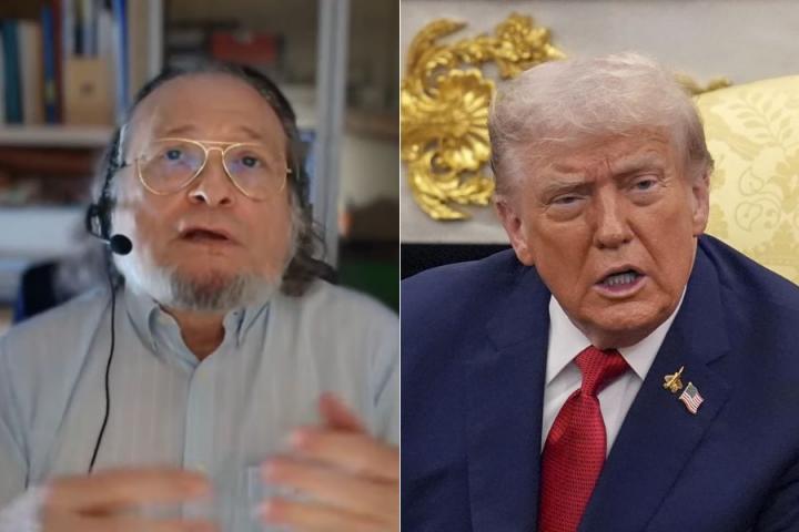 Fotomontaje de Santiago Niño Becerra y Donald Trump.