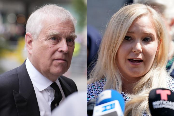 El príncipe Andrés y Virginia Giuffre. Ella acusó al duque de York de haber abusado sexualmente de ella cuando era menor