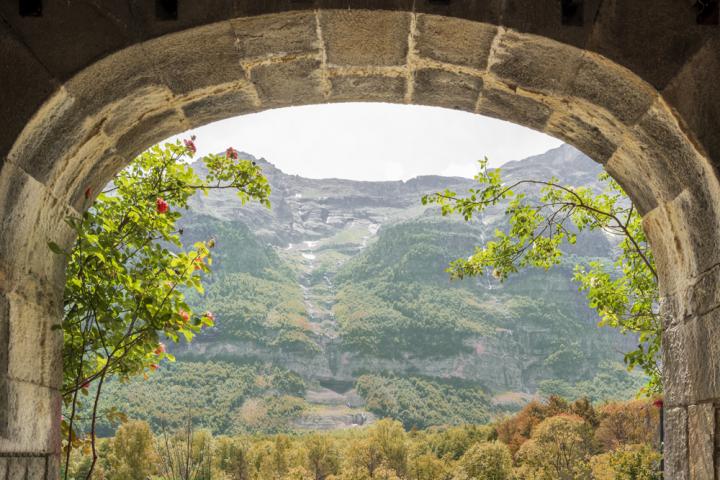 Vistas desde el Parador de Cardona.