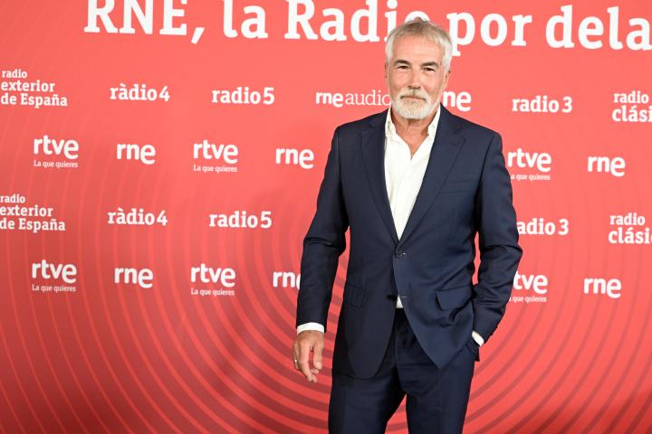 El presentador David Cantero