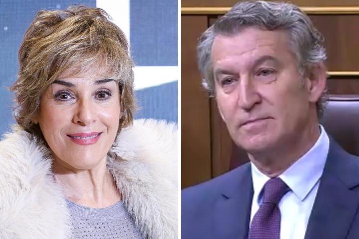 La actriz Anabel Alonso ha comentado esta cara de Feijóo.