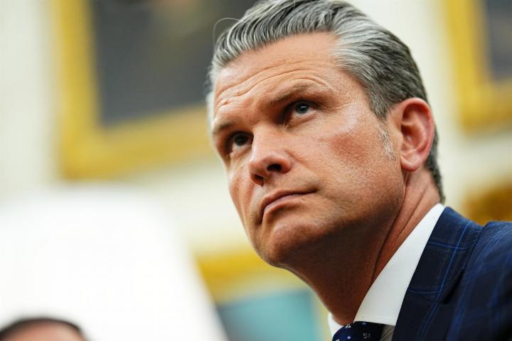 El secretario de Defensa de Estados Unidos, Pete Hegseth