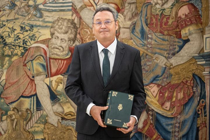 Álvaro García Ortiz, fotografiado en La Zarzuela el 3 de septiembre de 2025.