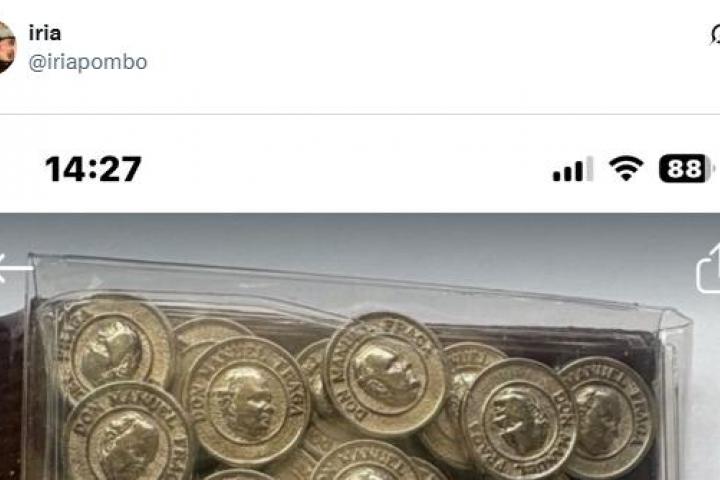 El objeto encontrado por @iriapombo en Wallapop.