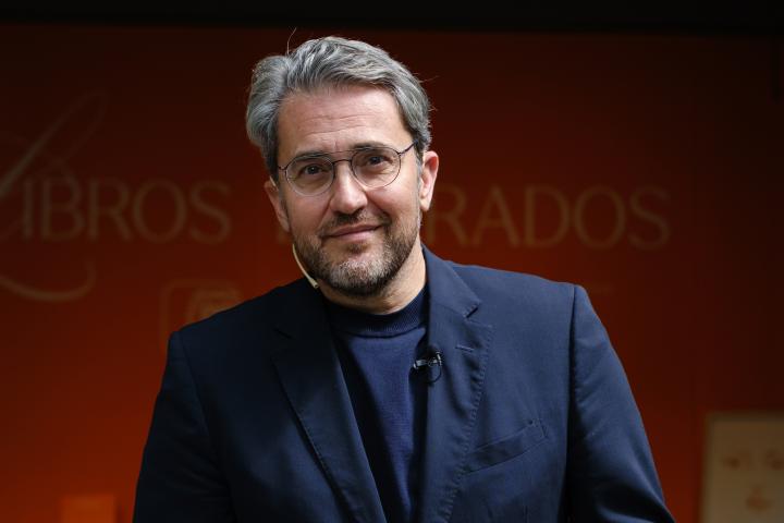 El escritor Máximo Huerta en un acto en Madrid